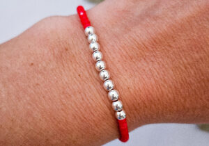 Pulsera protectora Esferas de Plata